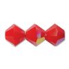 Swarovski 5328:4mm Dark Red Coral, AB [ea]