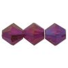 Swarovski 5328:3mm Siam Ruby, AB 2X [ea]