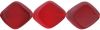 24x20mm Table Cut Chunky Diamond Beads:Siam Ruby [ea]