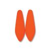 Czech Glass 5x16mm Dagger Beads:Neon Orange [50]