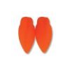 Czech Glass 6x12mm Neon Orange [25]