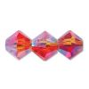 Swarovski 5328:4mm Fire Opal, AB 2X [ea]