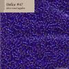 Delica 11/0:0047 Sapphire, Silver Lined [5g]