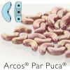 Arco Beads 5x10mm 3-Hole:Violet Gold Opaque Luster [10g]