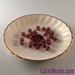 Rose Bud Beads:5x6mm Amethyst [25]