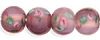 Czech Glass Lampwork Flower Beads:Amethyst [ea]