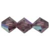 Swarovski 5328:4mm Amethyst, AB [ea]
