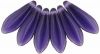 Czech Glass 5x16mm Dagger Beads:Tanzanite [50]