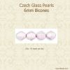 Pearl Beads 6mm Bicone:Lilac [100]