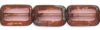 8x12mm Table Cut Rectangle Beads:Alexandrite Picasso [ea]