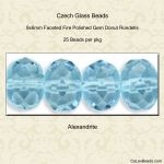 Gem Donut 9x6mm:Alexandrite, Transparent [25]