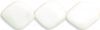 24x20mm Table Cut Chunky Diamond Beads:Opaque White [ea]