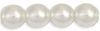 Pearl Beads 6mm:Snow White [50]
