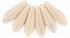 Czech Glass 5x16mm Dagger Beads:Opaque Beige [50]