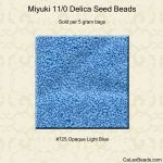 Delica 11/0:0725 Light Blue, Opaque [5g]