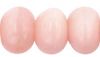 Czech Glass 6x8mm Nugget Beads:Opal Pink [25]