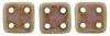 QuadraTile Beads, 6mm:Rose Gold Luster Opaque