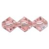 Swarovski 5328:3mm Light Rose, AB [ea]