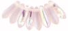 Dagger Beads 3x10mm Rosaline, AB [100]