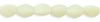 Czech Glass 5x3mm Pinched Oval Beads:Opal Jonquil [50]