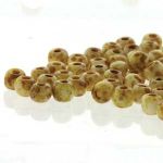 Druk Bead 2mm Dark Travertine [100]