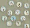 Czech Glass 6mm Lentil Beads:AB Crystal [50]