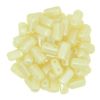 Brick Beads 3x6mm 2-Hole:Cream, Pearl Coat [50]