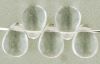 Teardrop Bead 8x6mm Crystal, Transparent [50]