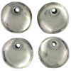 Czech Glass 6mm Lentil Beads Silver [50]