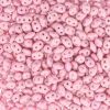 SuperDuo Beads, 2.5x5mm Lilac on Chalk Luster [10g]