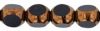 Fire Polished 6mm Antique Style Triangle Beads:Bronze Jet [25]