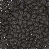SuperDuo Beads, 2.5x5mm Jet Matte [10g]