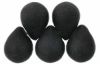 Teardrop Bead:8x6mm Jet, Matte [50]