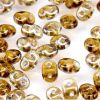 SuperDuo Beads, 2.5x5mm Black Diamond Celsian [10g]