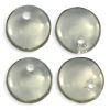 Czech Glass 6mm Lentil Beads:Black Diamond [50]