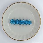 Barrettes:Tiny Bubbles, AB Aquamarine 2" [ea]