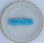 Barrettes:Fan Out, Aqua Opal 2" [ea]