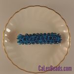 Barrettes:Fan Out, Capri Blue 2" [ea]