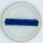 Barrettes:Fan Out, Capri Blue 3" [ea]