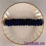 Barrettes:Fan Out, Cobalt Blue 3" [ea]
