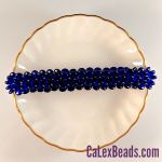 Barrettes:Fan Out, Cobalt Blue 4" [ea]
