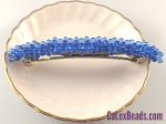 Barrettes:Tiny Bubbles, Sapphire 4" [ea]
