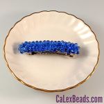 Barrettes:Tiny Bubbles, Sapphire 2" [ea]