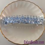 Barrettes:Bubbles, Light Sapphire 3" [ea]