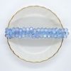 Barrettes:Bubbles, Lt Sapphire Frosted Rainbow 4" [ea]