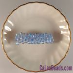 Barrettes:Tiny Bubbles, Lt Sapphire AB/Matte 2" [ea]