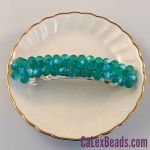 Barrettes:Bubbles, Teal 3" [ea]