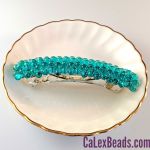Barrettes:Tiny Bubbles, Teal 3" [ea]