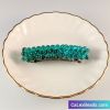 Barrettes:Tiny Bubbles, Teal 2" [ea]