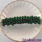 Barrettes:Bubbles, Dark Emerald 3" [ea]